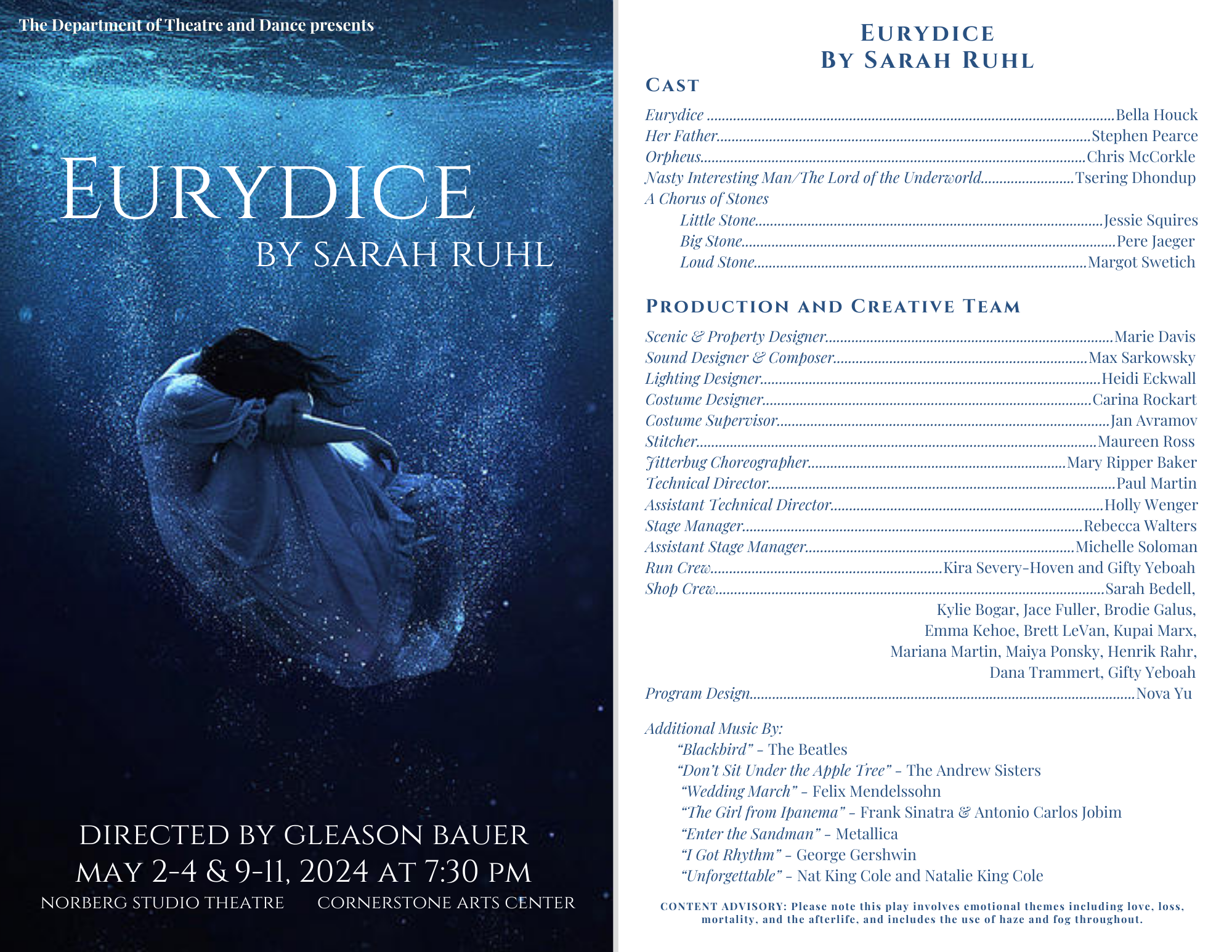 Eurydice Online Program